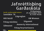 Jafnréttisþing Garðaskóla 21. nóvember