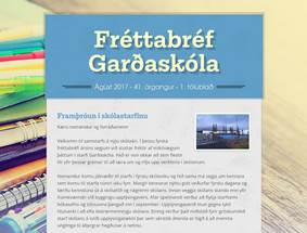 Fréttabréf Garðaskóla komið út